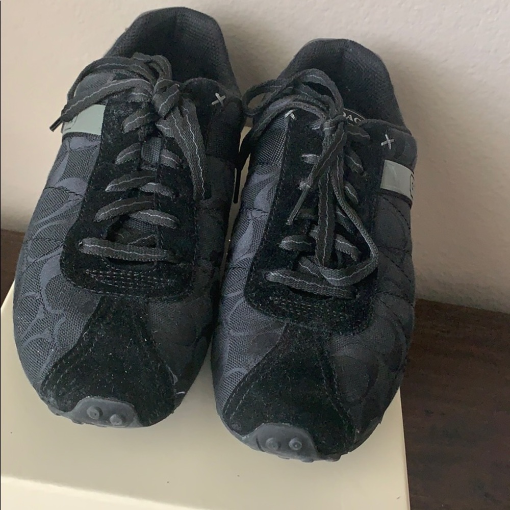 Coach Renata black sneakers size 10